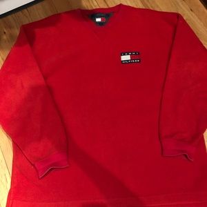 Tommy Hilfiger big flag fleece crew neck